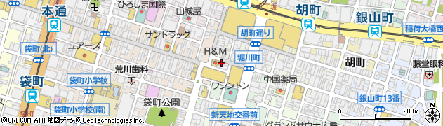 広島県広島市中区堀川町7-13周辺の地図