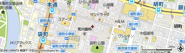 パソコン教室パレハ　広島市中区本通り校周辺の地図