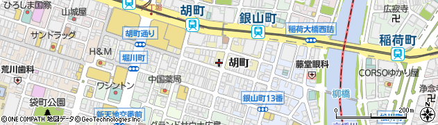 広島県広島市中区胡町3-5周辺の地図