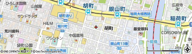 広島県広島市中区胡町3-9周辺の地図