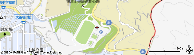 府中町役場教育委員会　揚倉山健康運動公園周辺の地図
