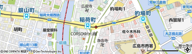 広島県広島市南区周辺の地図