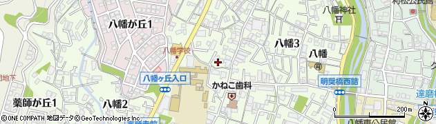 広島県広島市佐伯区八幡周辺の地図