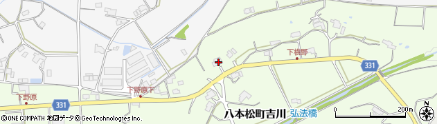 広島県東広島市八本松町吉川1087周辺の地図