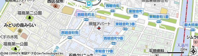 広島県広島市西区西観音町6周辺の地図