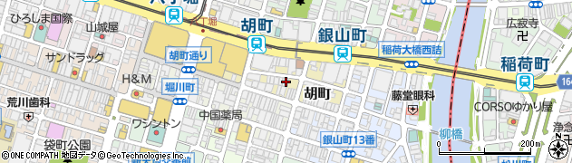 広島県広島市中区胡町3-27周辺の地図