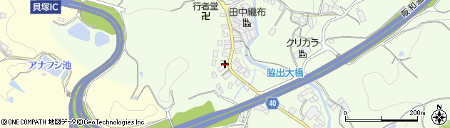 大阪府貝塚市木積333周辺の地図