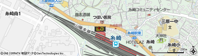 三原警察署糸崎駅前交番周辺の地図