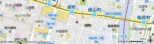 広島県広島市中区胡町3-26周辺の地図