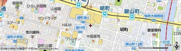 広島県広島市中区堀川町4-21周辺の地図