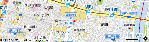 広島県広島市中区堀川町4-18周辺の地図