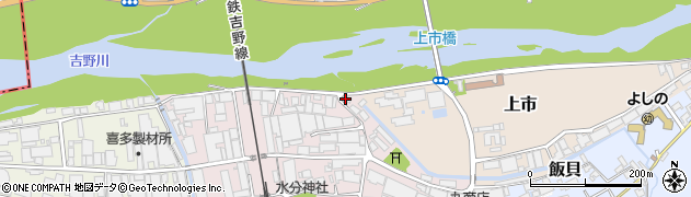 上田製材所周辺の地図
