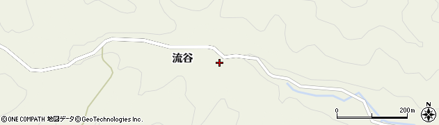 大阪府河内長野市流谷周辺の地図