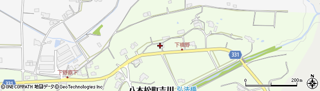 広島県東広島市八本松町吉川1058周辺の地図