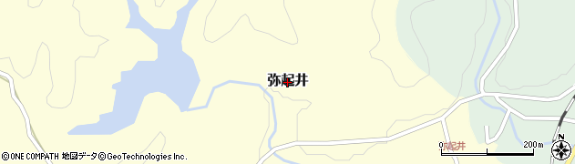 三重県大台町（多気郡）弥起井周辺の地図