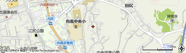 広島県尾道市向島町田尻周辺の地図