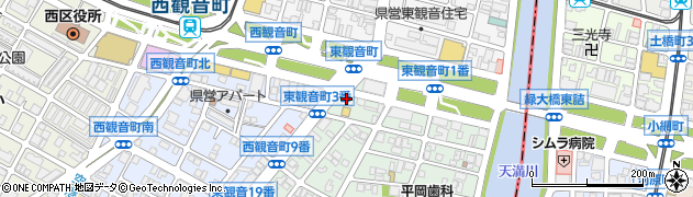 広島銀行平和大通り支店 ＡＴＭ周辺の地図