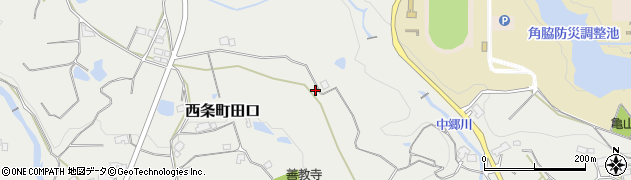 広島県東広島市西条町田口10588周辺の地図