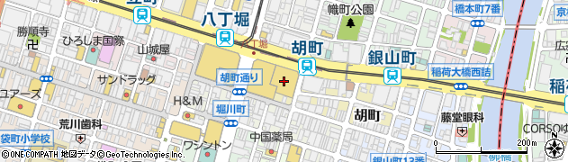 広島三越周辺の地図