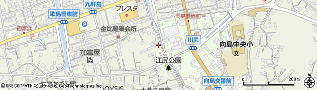 広島県尾道市向島町富浜7740-2周辺の地図