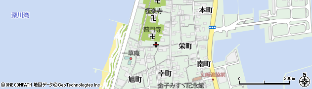 山口県長門市仙崎新町1486周辺の地図