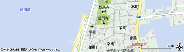 山口県長門市仙崎新町1831周辺の地図