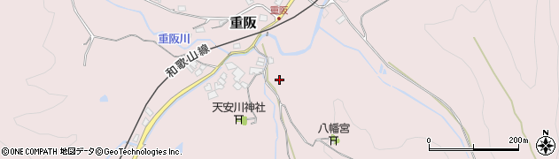 奈良県御所市重阪周辺の地図