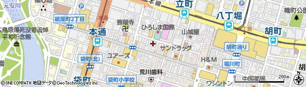 ＳＡＢＡＲ広島国際通り店周辺の地図