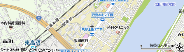 広島信用金庫己斐支店周辺の地図