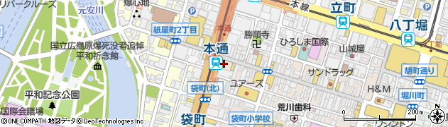 Ｐ’ｓ−ｆｉｒｓｔ　広島本通店周辺の地図