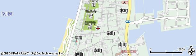 山口県長門市仙崎新町1493周辺の地図