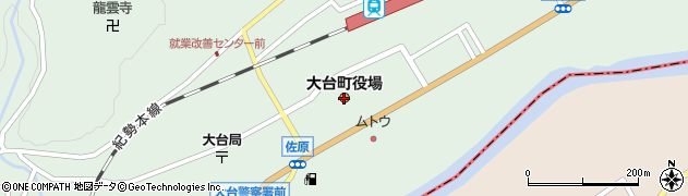 三重県大台町（多気郡）周辺の地図