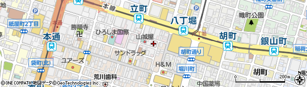 まるかんのお店広島店周辺の地図