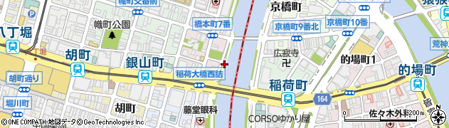 広島県広島市中区橋本町11周辺の地図