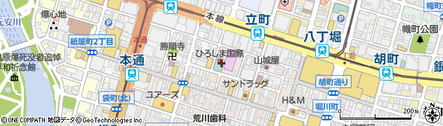 芸州　本店・予約受付専用周辺の地図