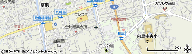 広島県尾道市向島町富浜5860周辺の地図