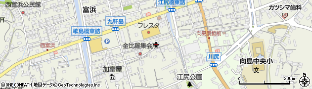 広島県尾道市向島町富浜5847周辺の地図
