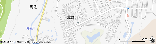 奈良県吉野郡大淀町北野34周辺の地図