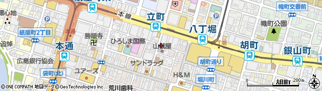 アグ ヘアー ニルス 広島立町店(Agu hair nils)周辺の地図