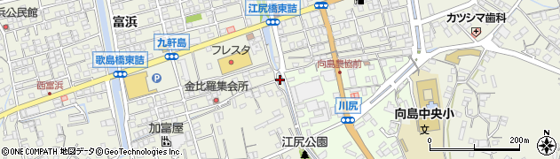 広島県尾道市向島町富浜乙周辺の地図