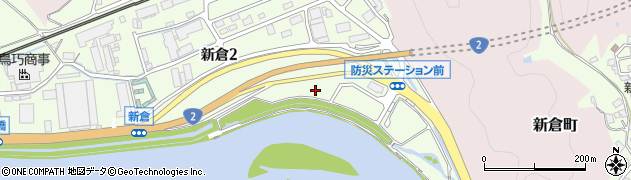 広島県三原市新倉周辺の地図