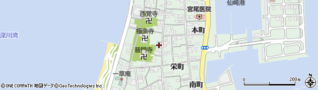 山口県長門市仙崎新町1502周辺の地図