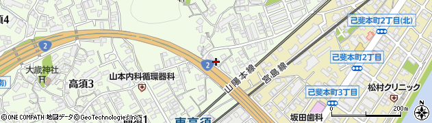 株式会社プラグレス　広島営業所周辺の地図