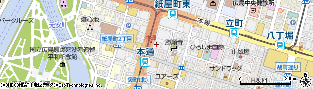 三井住友銀行広島支店 ＡＴＭ周辺の地図