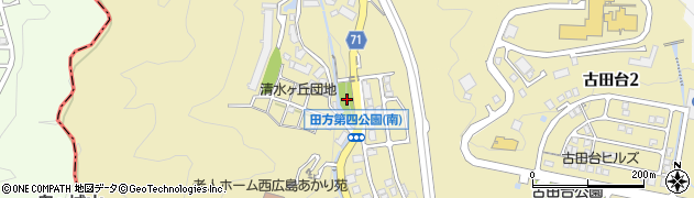 田方第四公園周辺の地図