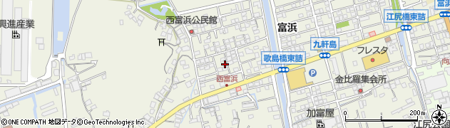 広島県尾道市向島町富浜5616周辺の地図