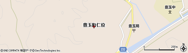 長崎県対馬市豊玉町仁位周辺の地図