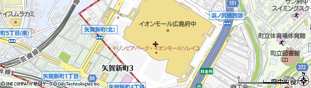 大阪王将 イオンモール広島府中店周辺の地図