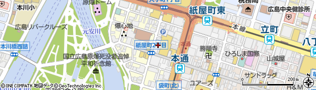 広島信用金庫紙屋町支店周辺の地図
