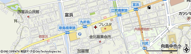 広島県尾道市向島町富浜5581-31周辺の地図